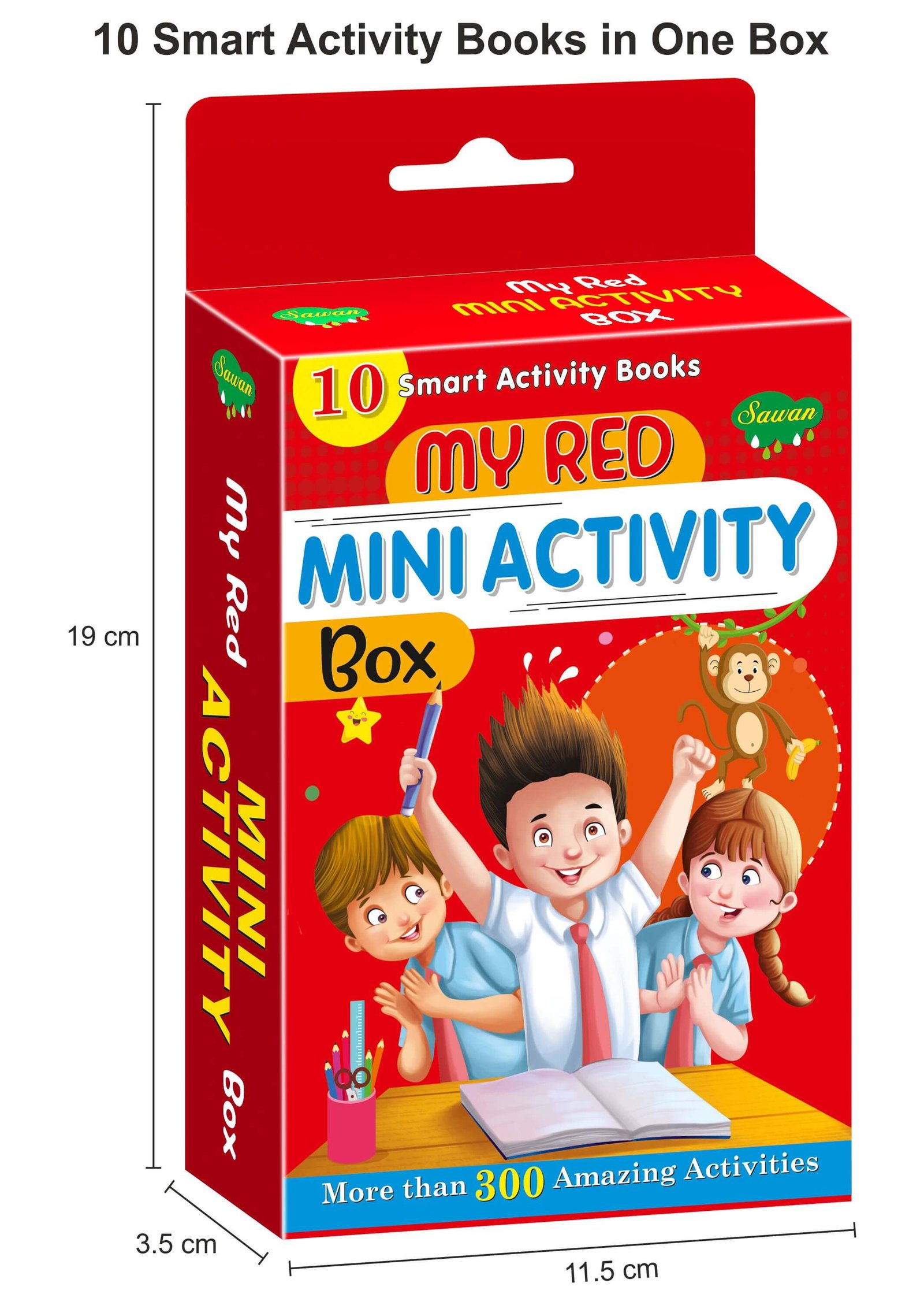Mini Activity Book (Red) cm size (1)