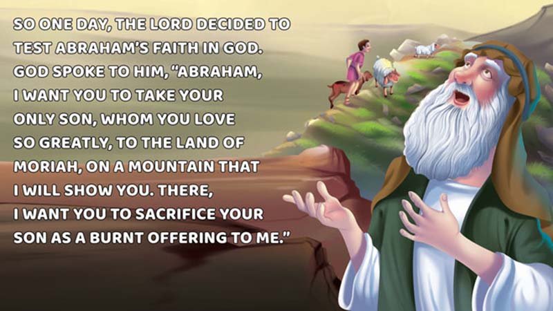 Sacrifice of Isaac | BIBLE STORIES OLD TESTAMENT - Sawan Books