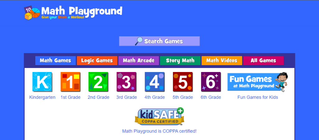 Brainy Games  Math Playground