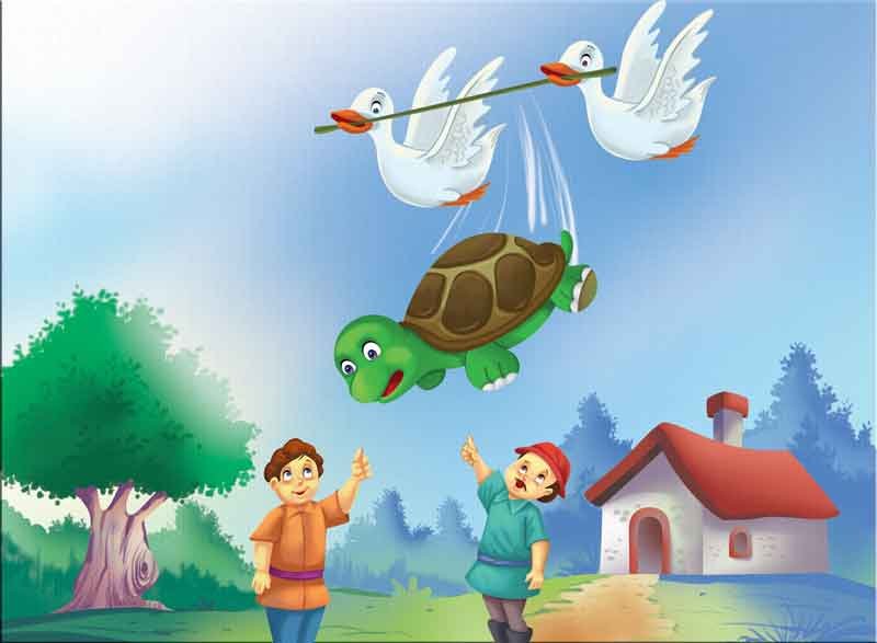 The Tortoise and the Geese - Sawan Books