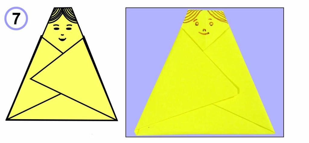 PAPER DOLL (Origami Paper Folding) - Sawan Books