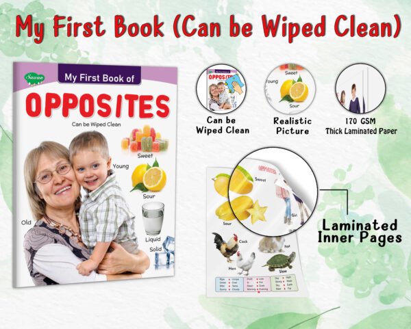 My First Book of Opposites | My First Book (Can be Wiped Clean) - Image 4