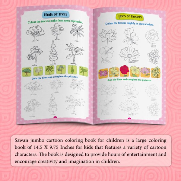 My Big Book of Drawing–A | Super Jumbo Colouring Book - Image 3