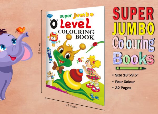 Super Jumbo '0' Level Colouring Book | Super Jumbo Colouring Book - Image 7