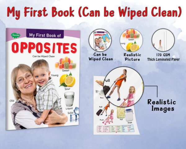 My First Book of Opposites | My First Book (Can be Wiped Clean) - Image 5