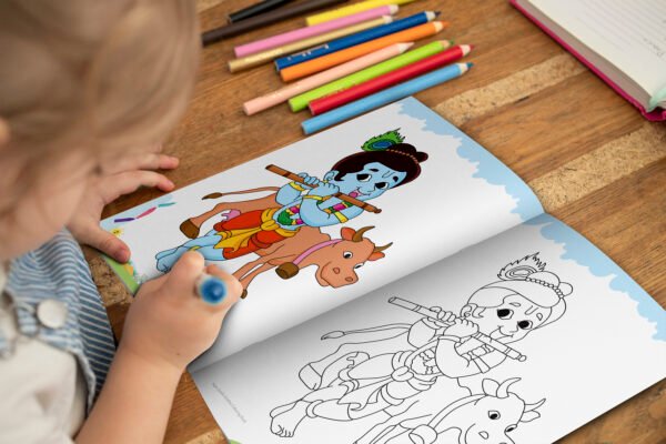 Super Jumbo Krishna Colouring Book | Super Jumbo Colouring Book - Image 5