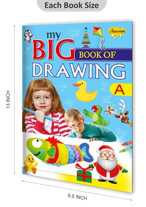 My Big Book of Drawing–A | Super Jumbo Colouring Book - Image 2