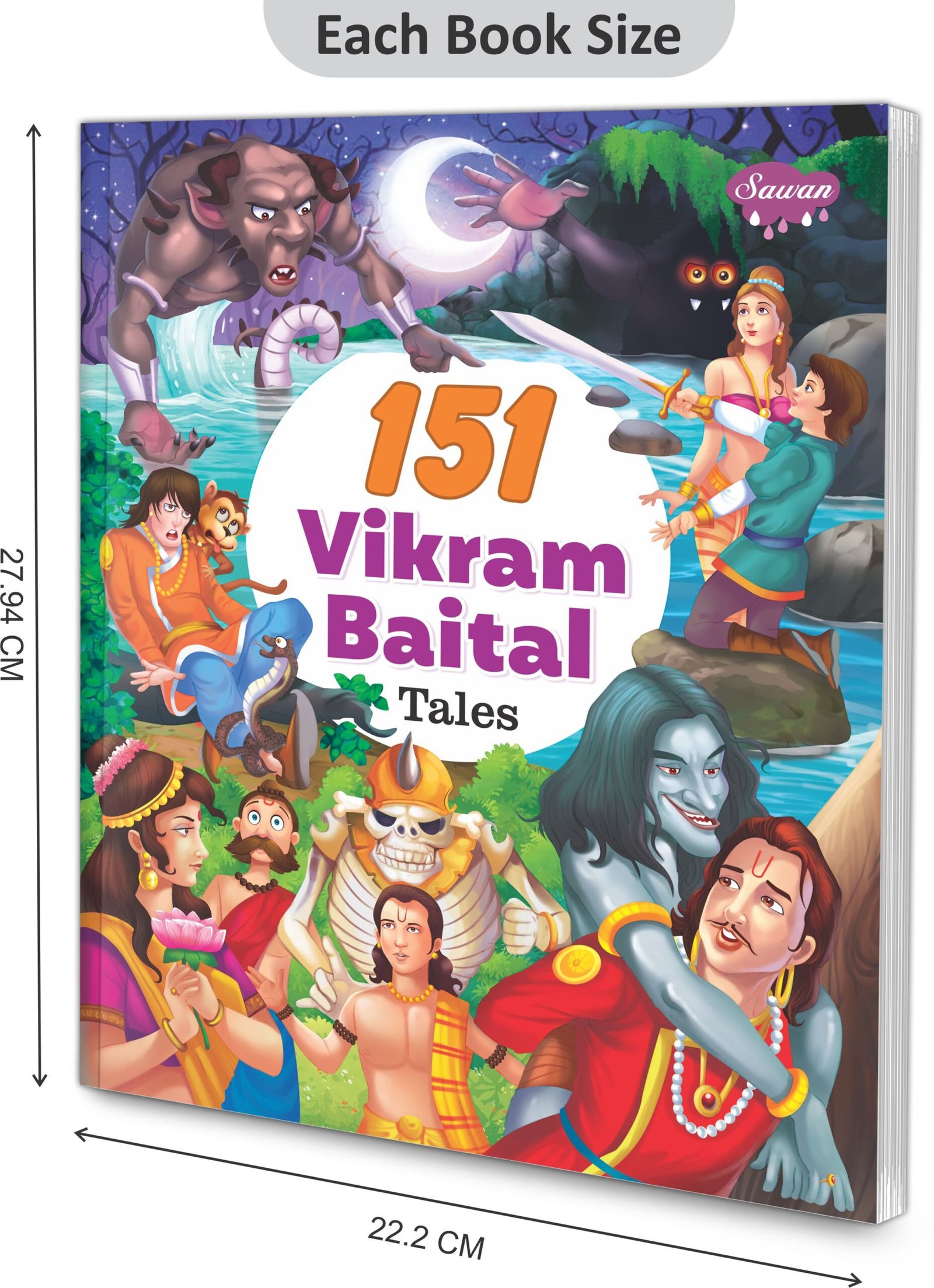 151 Vikram-Baital Tales | 151 Story book - Sawan Books