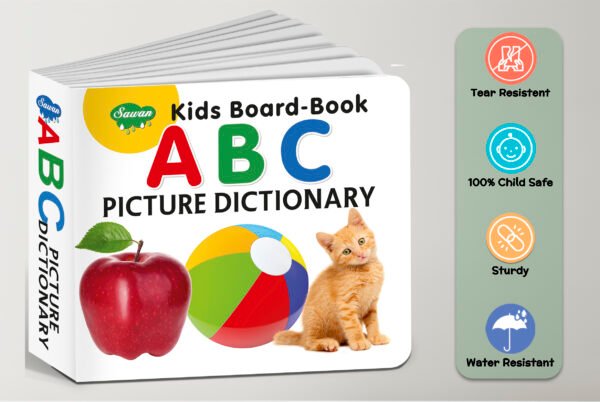 ABC Picture Dictionary | Kids Board Book | Early Learning Picture Book - Image 5