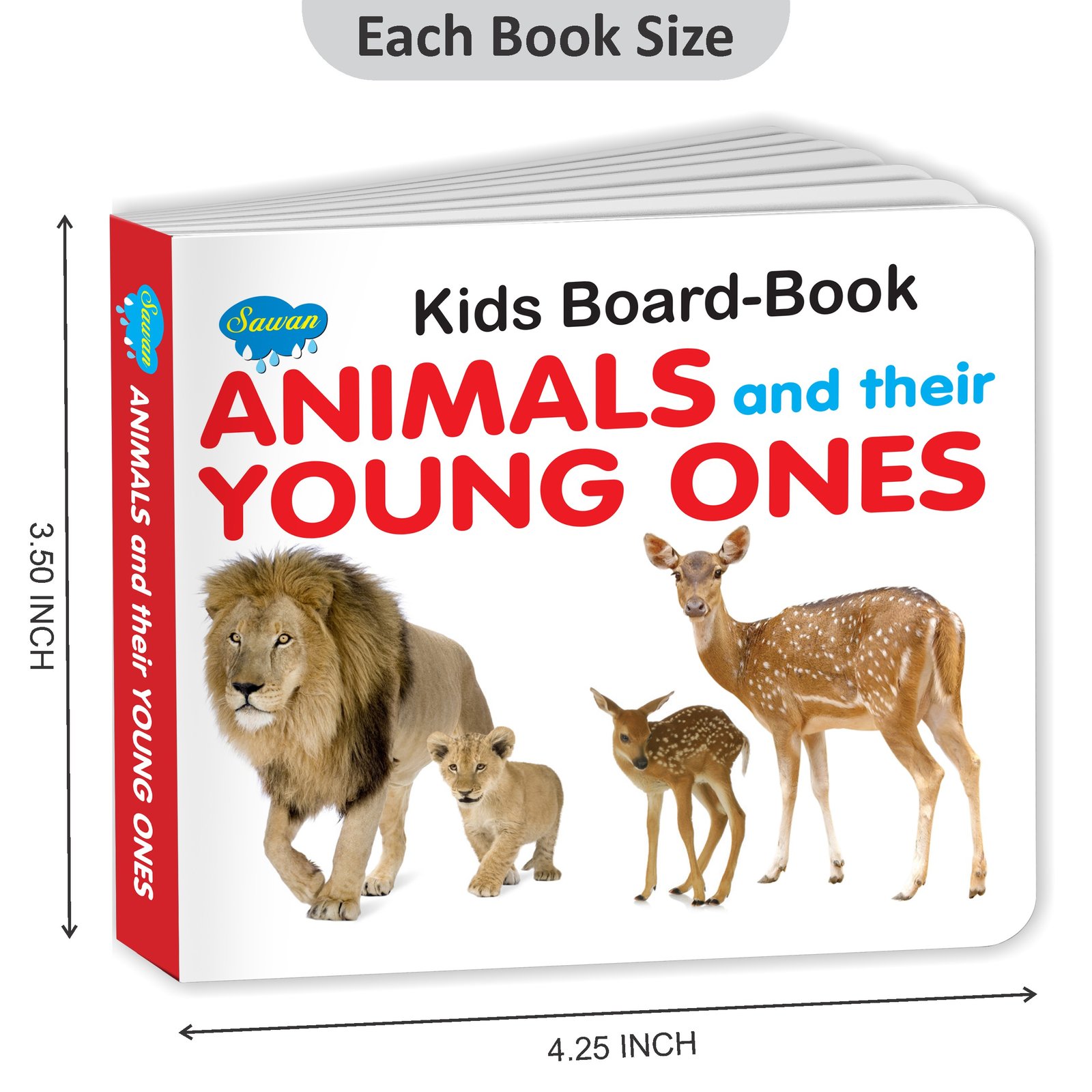 Animals and their Young Ones | Kids Board Book | Early Learning Picture