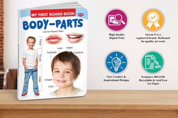 Body Parts | My First Board-Book | Early Learning Picture Book - Image 5