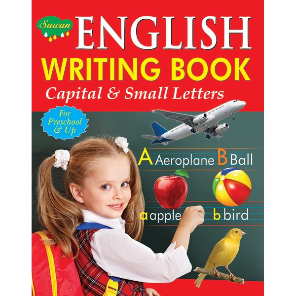 English Writing Book Small And Capital Letters Sawan Books