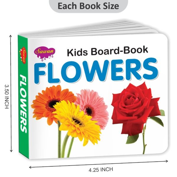 Flowers | Kids Board Book | Early Learning Pictre Book - Image 6