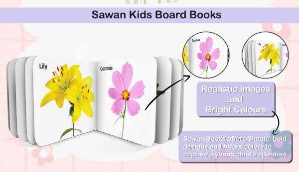 Flowers | Kids Board Book | Early Learning Pictre Book - Image 7