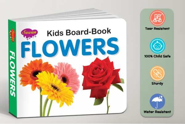 Flowers | Kids Board Book | Early Learning Pictre Book - Image 4