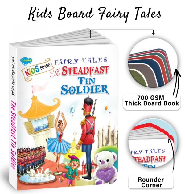 The Steadfast Tin Soldier | Kids Board Fairy Tales | Book for Kids - Image 4