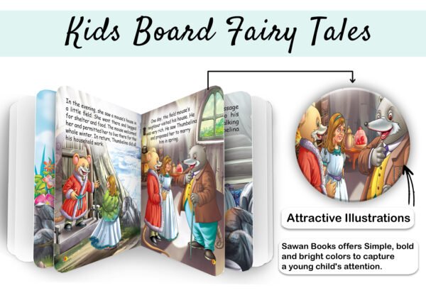 Thumbelina | Kids Board Book Fairy Tales | Book for Kid - Image 3