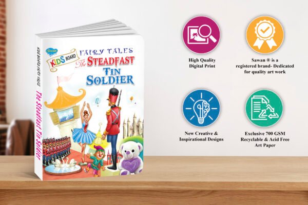 The Steadfast Tin Soldier | Kids Board Fairy Tales | Book for Kids - Image 7