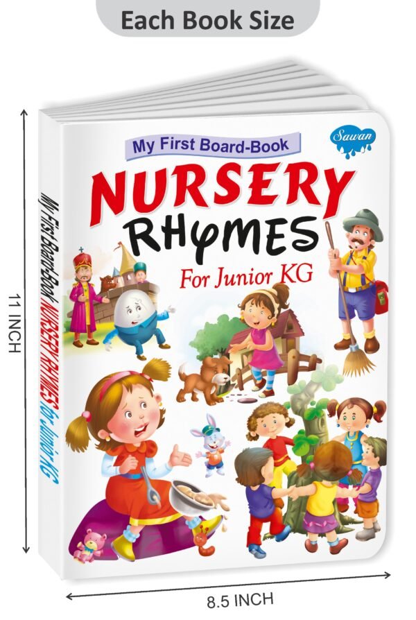 Nursery Rhymes for Junior KG | My First Board-Book | Early Learning Picture Book - Image 2