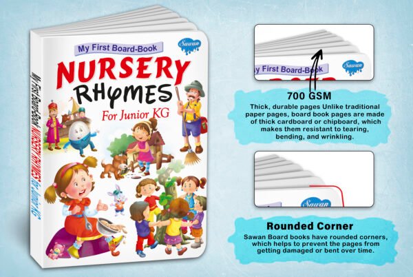 Nursery Rhymes for Junior KG | My First Board-Book | Early Learning Picture Book - Image 4