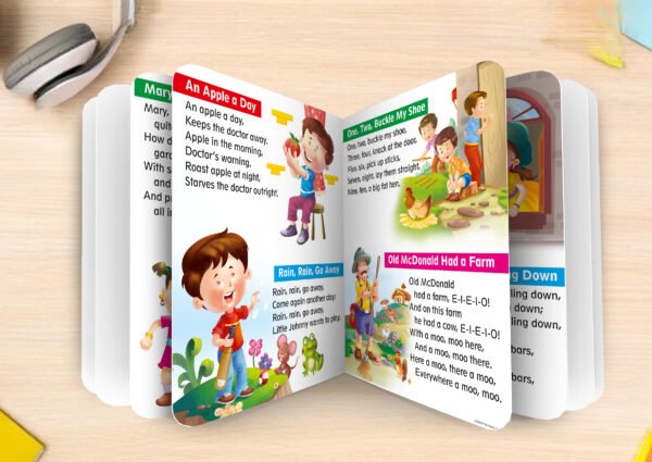 Nursery Rhymes for Junior KG | My First Board-Book | Early Learning Picture Book - Image 6