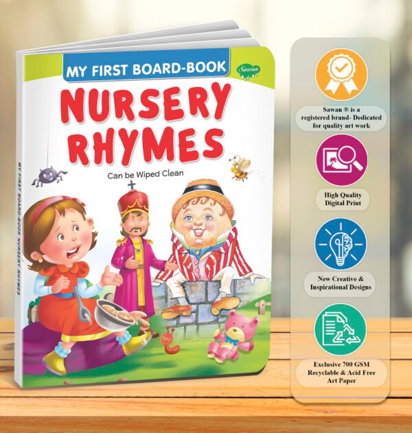 Nursery Rhymes | My First Board-Book | Early Learning Picture Book - Image 7