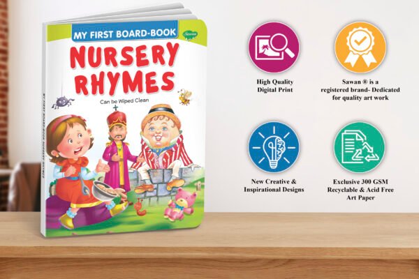 Nursery Rhymes | My First Board-Book | Early Learning Picture Book - Image 5