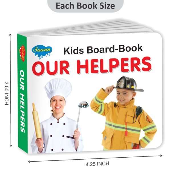 Our Helpers | Kids Board Book | Early Leraning Picture Book - Image 2