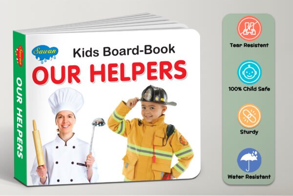 Our Helpers | Kids Board Book | Early Leraning Picture Book - Image 5