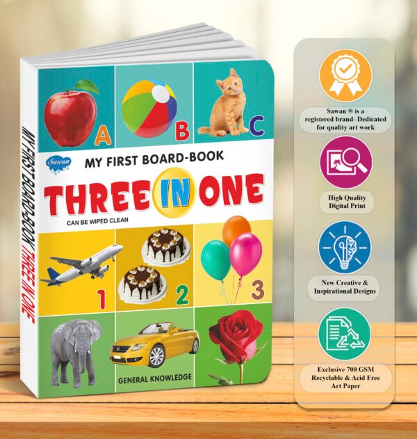 Three in One | My First Board-Book | Early Learning Picture Book - Image 7