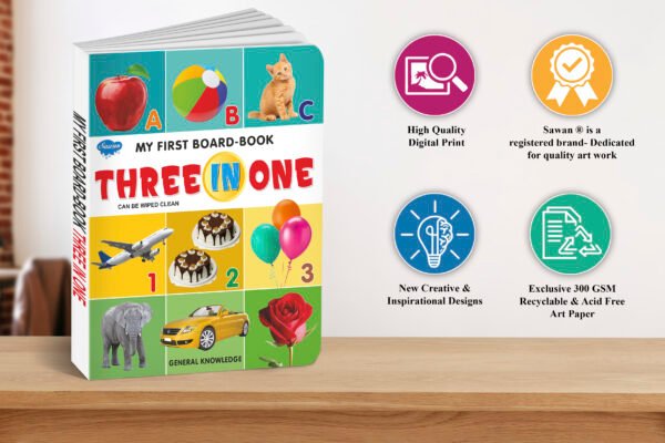 Three in One | My First Board-Book | Early Learning Picture Book - Image 5