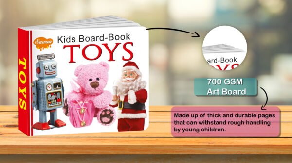 Toys | Kids Board Book | Early Learning Picture Book - Image 3