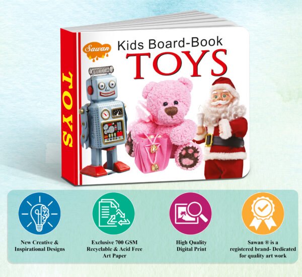 Toys | Kids Board Book | Early Learning Picture Book - Image 6