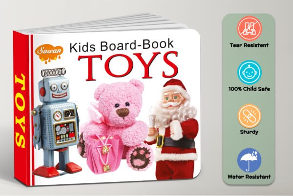 Toys | Kids Board Book | Early Learning Picture Book - Image 5