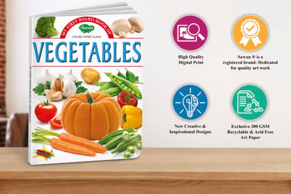 Vegetables | My First Board-Book | Early Learning Picture Book - Image 5