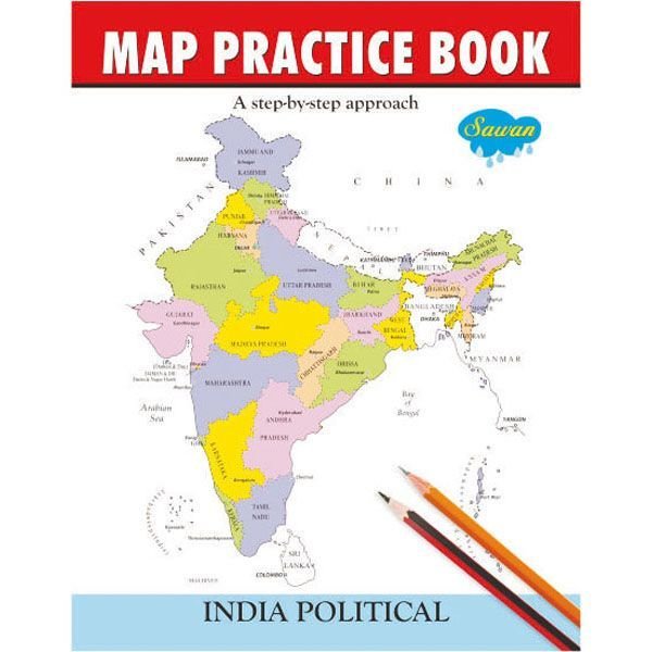 Map Practice Book 978 81 310 1321 2 