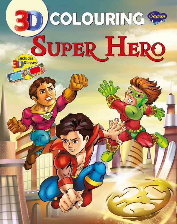 3D Colouring : Super Hero