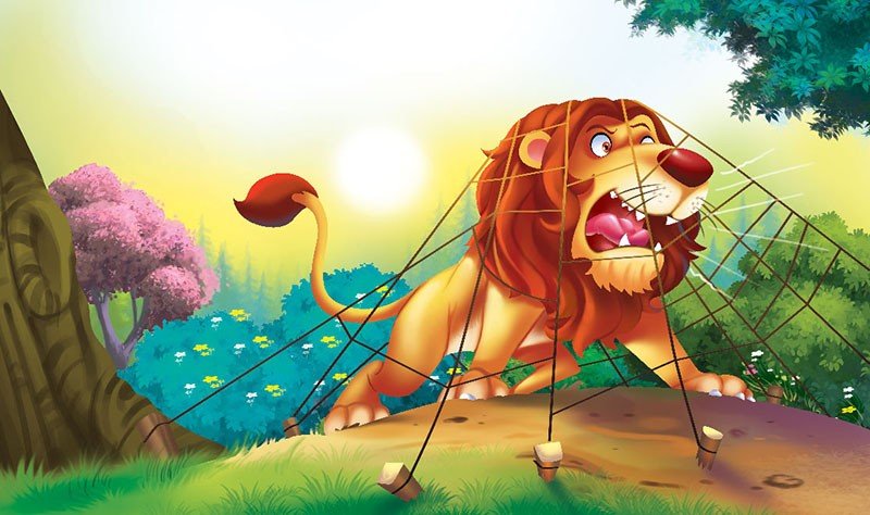 The Lion and the Mouse | EARLY READER FOR BEGINNERS - Sawan Books