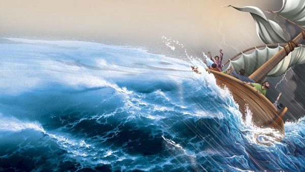 JESUS CALMS A STORM | BIBLE STORIES NEW TESTAMENT - Sawan Books