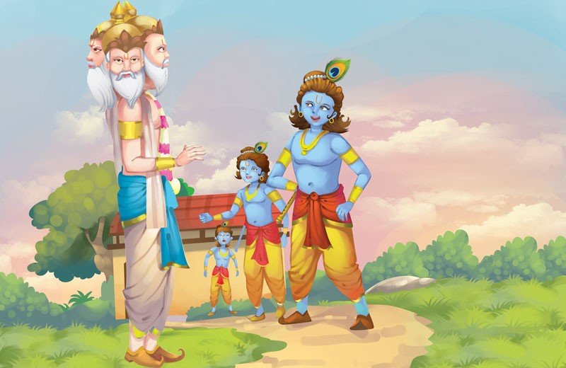 Lord Krishna Outwits Brahma - Sawan Books