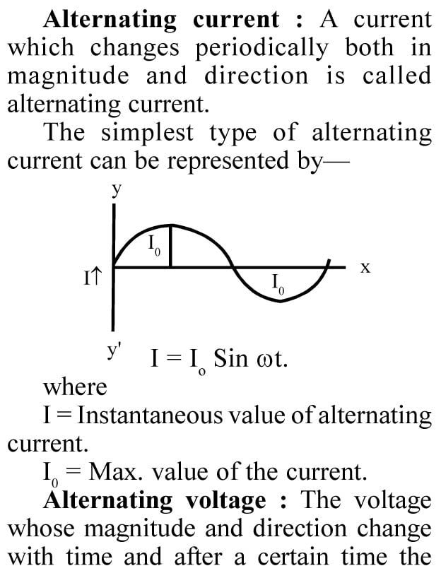 ALTERNATING CURRENT CIRCUITS - Sawan Books