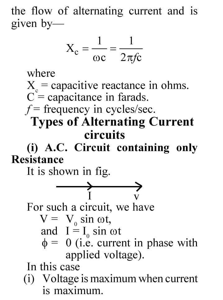 ALTERNATING CURRENT CIRCUITS - Sawan Books