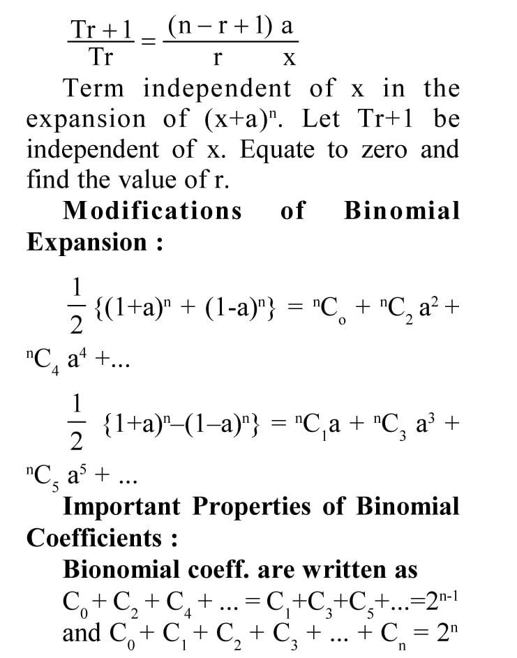 24. Binomial Theorem - Sawan Books