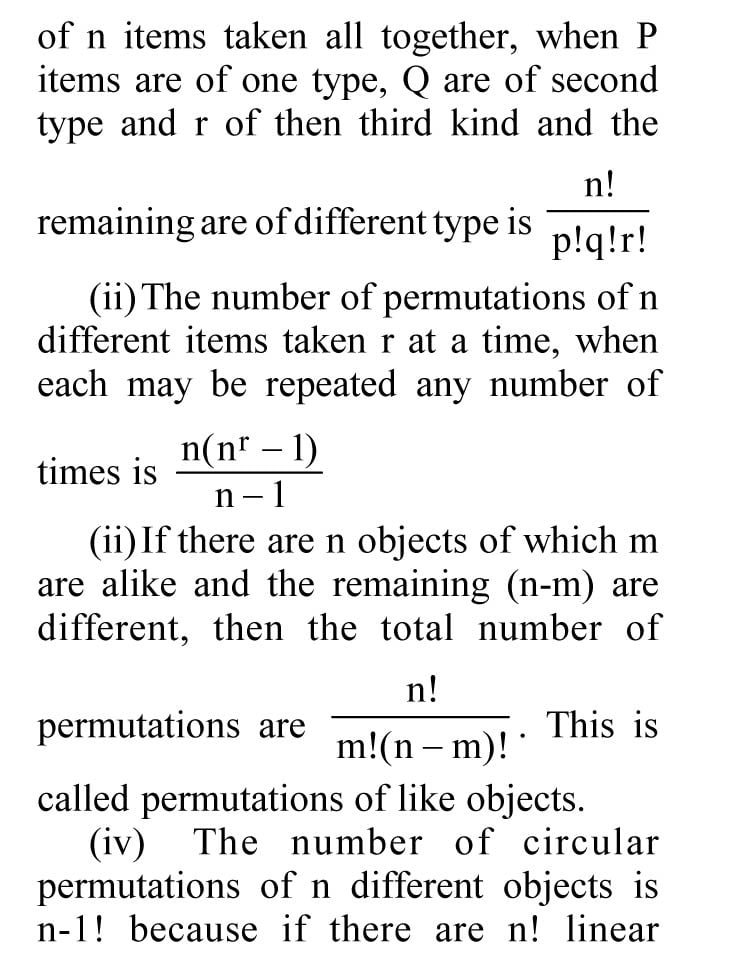 26. Permutations And Combinations - Sawan Books